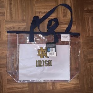 Clear Notre Dame Bag